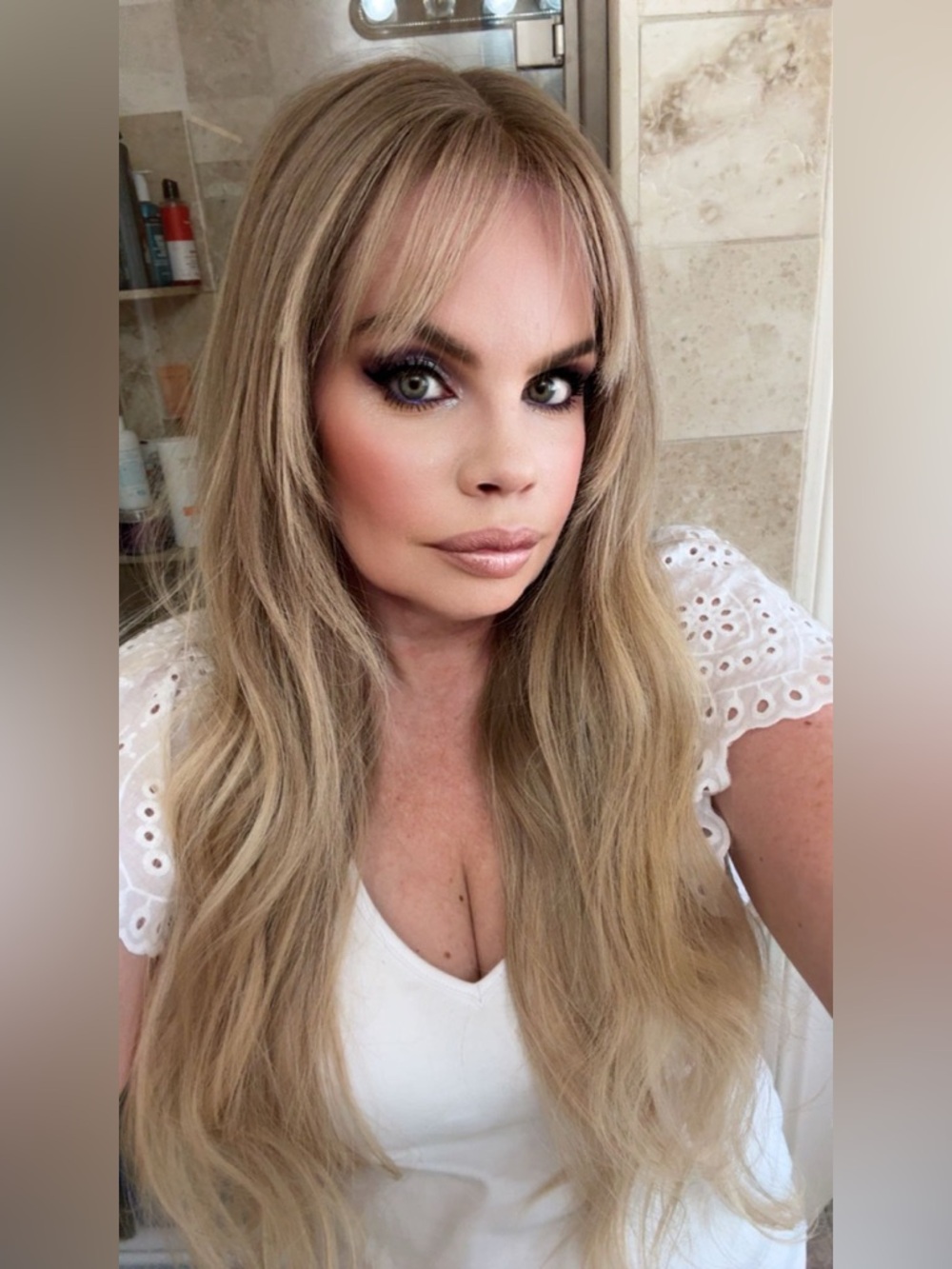 Beautiful long remy human hair wig